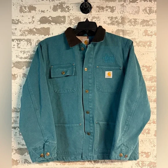 Carhartt | Jackets & Coats | Carhartt X Stussy Chore Coat Teal